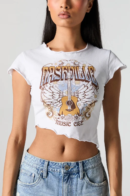 Nashville Graphic Cropped T-Shirt