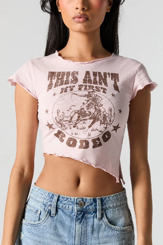 Rodeo Graphic Cropped T-Shirt