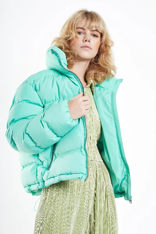 Glamorous Jade Green Padded Puffer Jacket