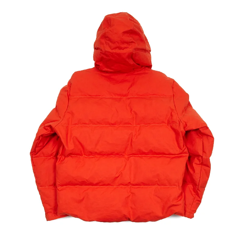 Manifattura Ceccarelli Hooded Down Parka in Orange