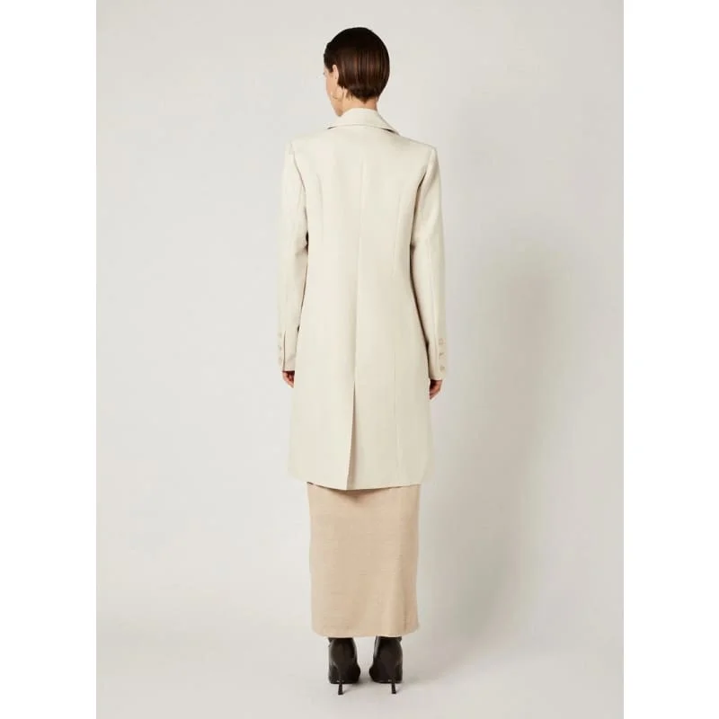 Signature  Longline Jacket | Cream