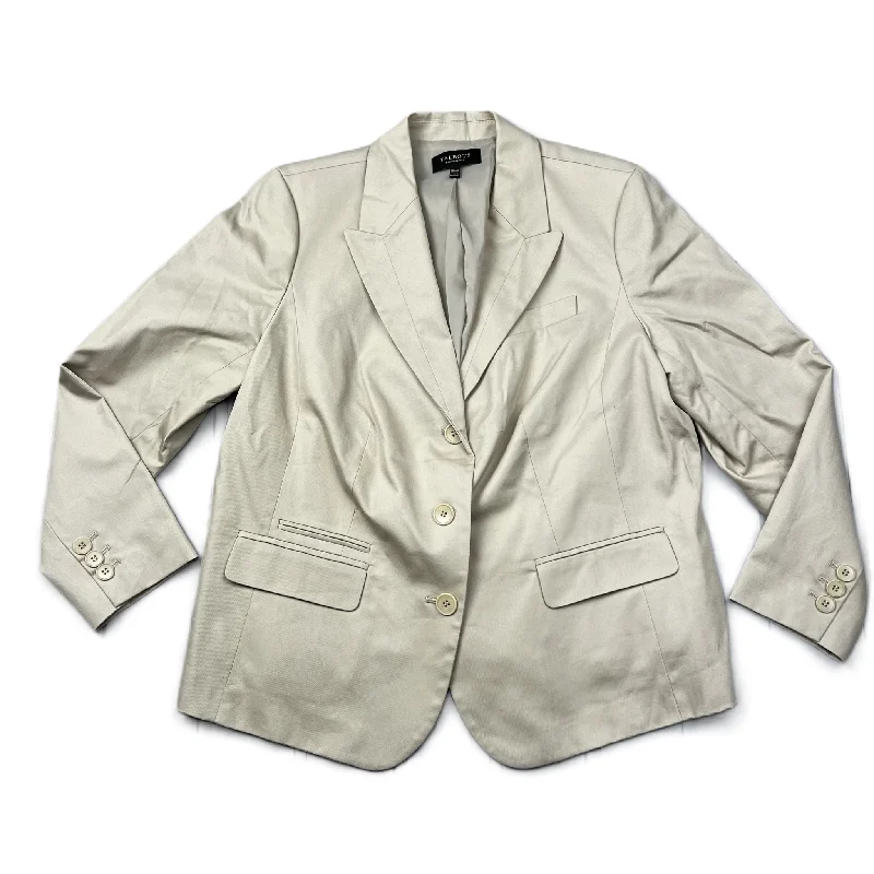 Beige Blazer By Talbots, Size: Xl