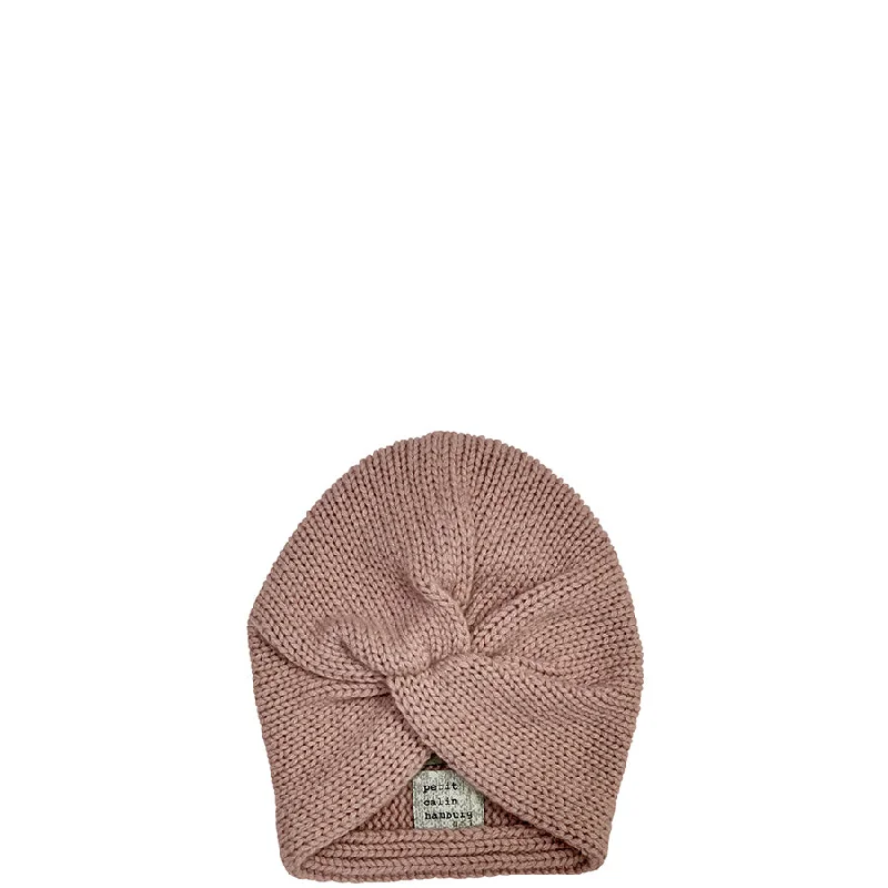 CASHMERE TURBAN IN TAUPE