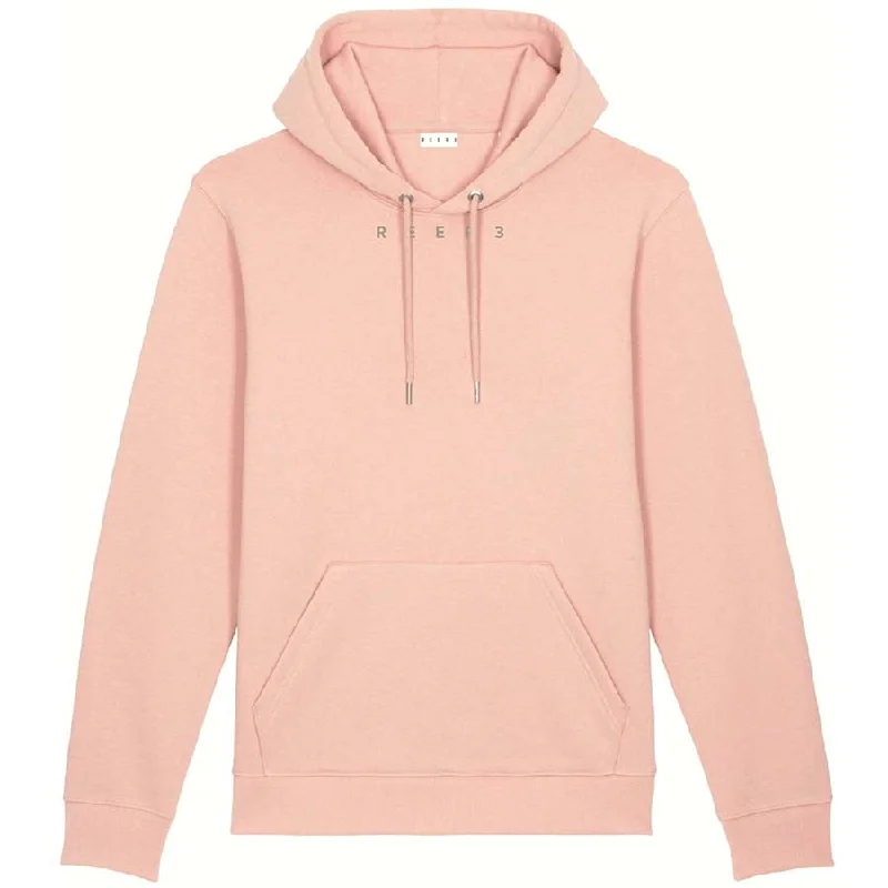 UNISEX ORGANIC COTTON HOODIE IN DUSTY PINK