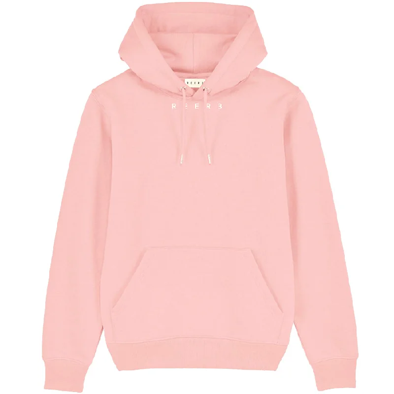 UNISEX ORGANIC COTTON HOODIE IN WARM PINK