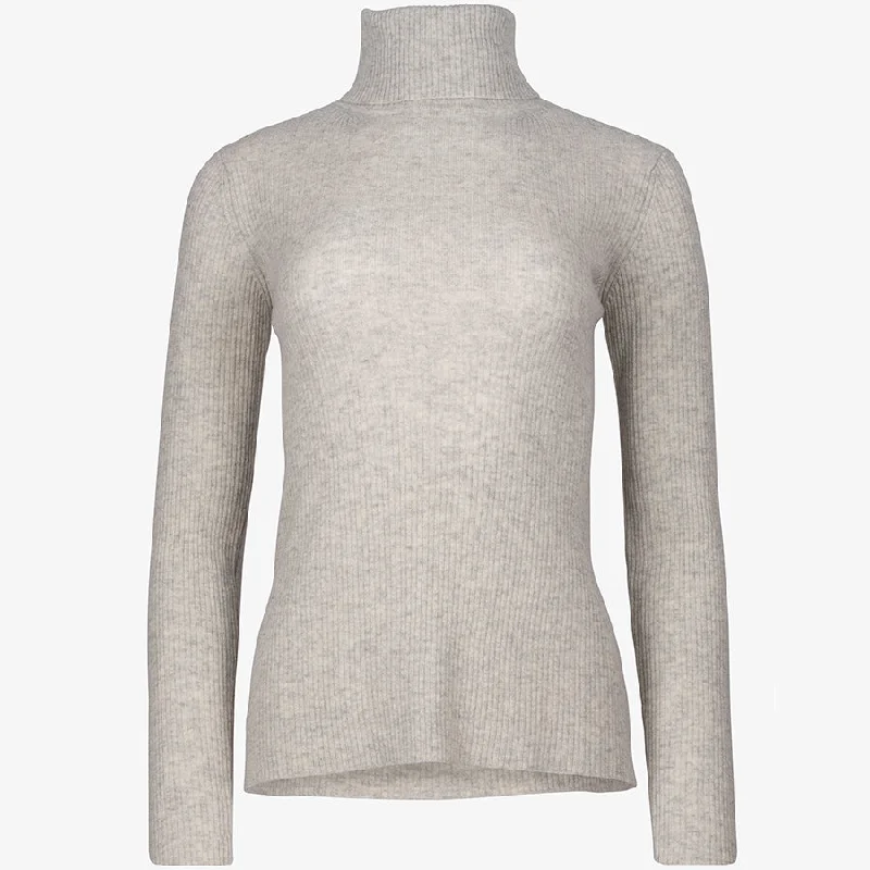 CASHMERE TURTLENECK SWEATER ""INK"" IN GREY