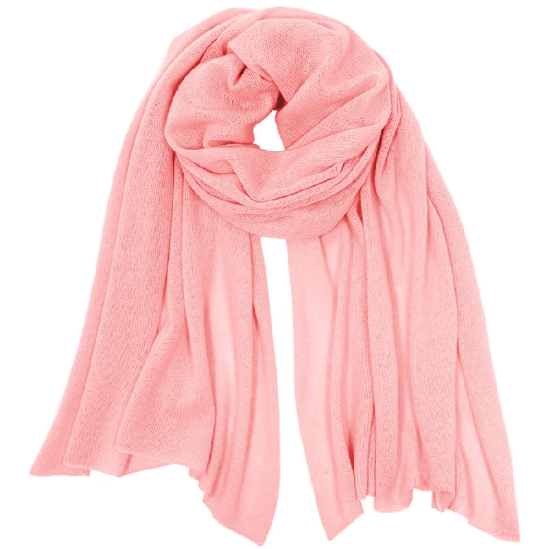 LIGHT CASHMERE SCARF IN PINK