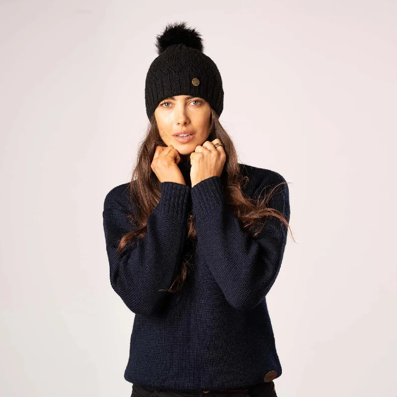 Maritime Merino Wool Navy Jumper