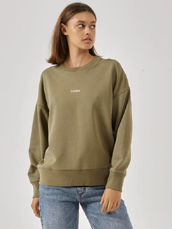 Minimal Thrills Slouch Crew - Aloe