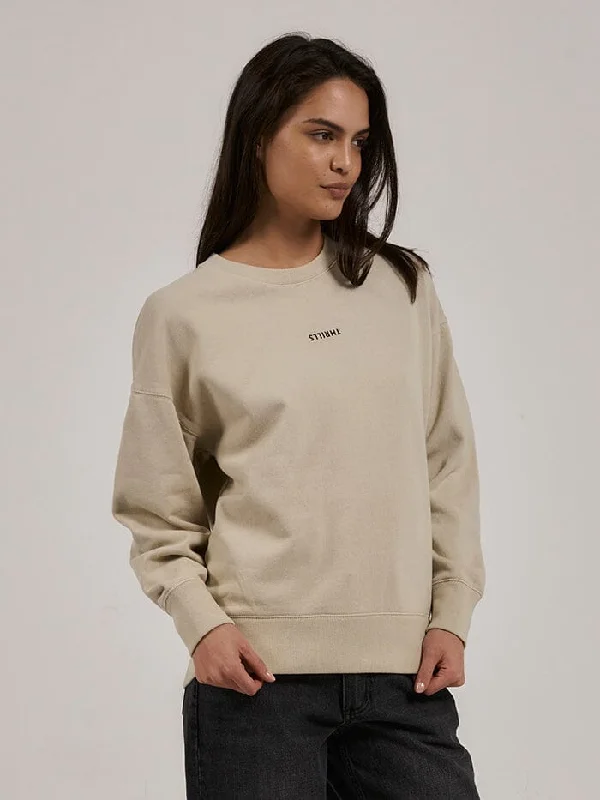 Minimal Thrills Slouch Crew - Oatmeal