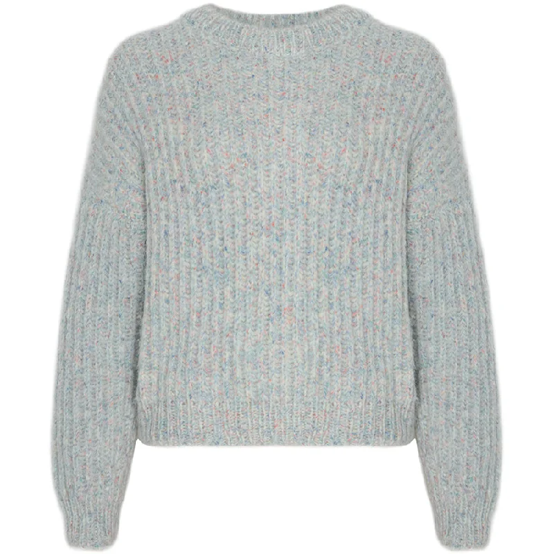 MOHAIR JUMPER ""ALLY"" IN GREY/MULTICOLOR