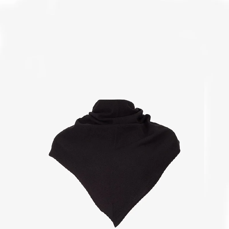 FINE CASHMERE SCARF ""WIM"" IN BLACK