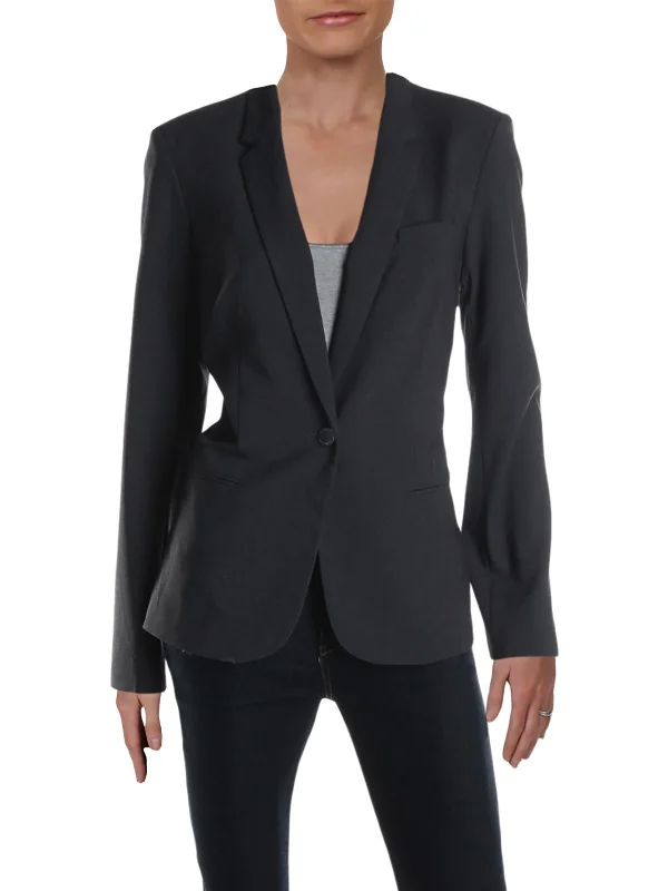 Womens Suit Separate Business One-Button Blazer