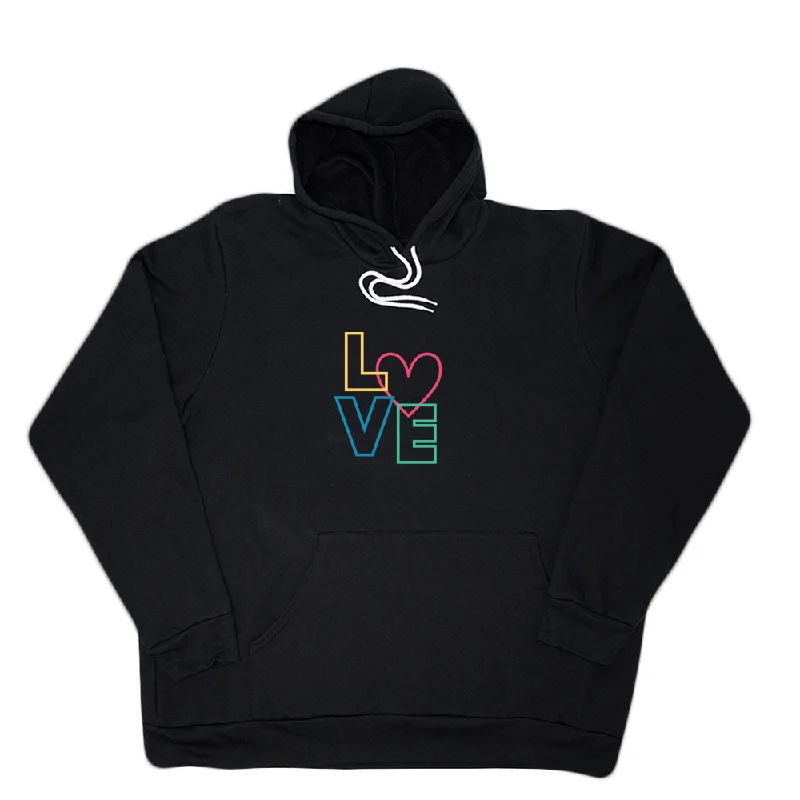 Love Outline Giant Hoodie