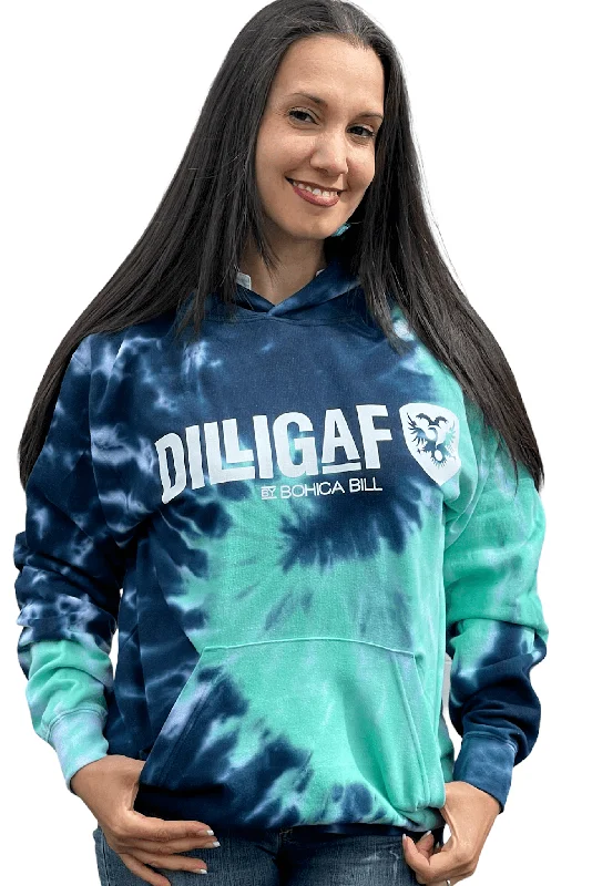 Sea Foam Tie-dye Pullover Hoodie