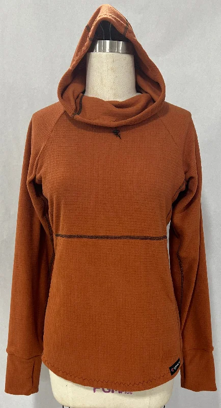 Women's Fleece Hoodie -  Terracotta