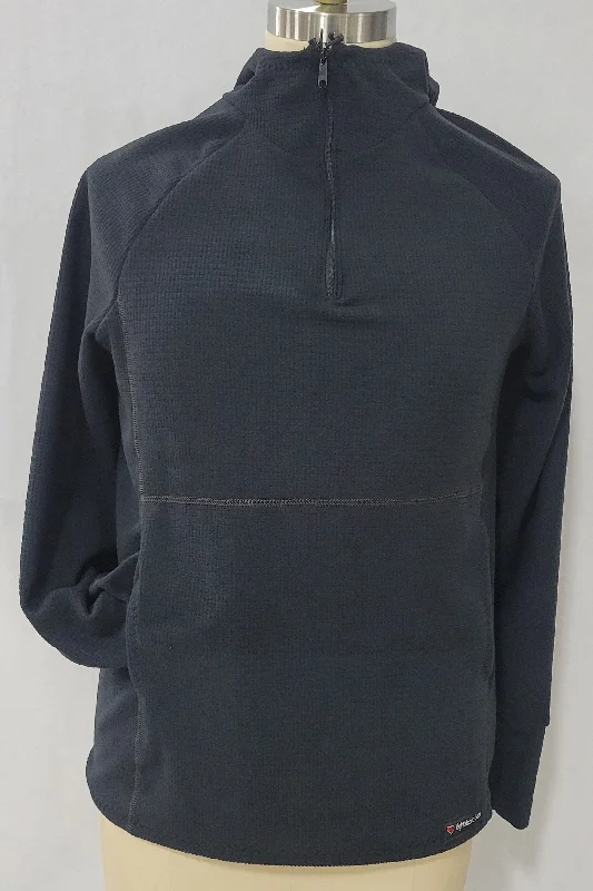 Quarter Zip / Black / Large