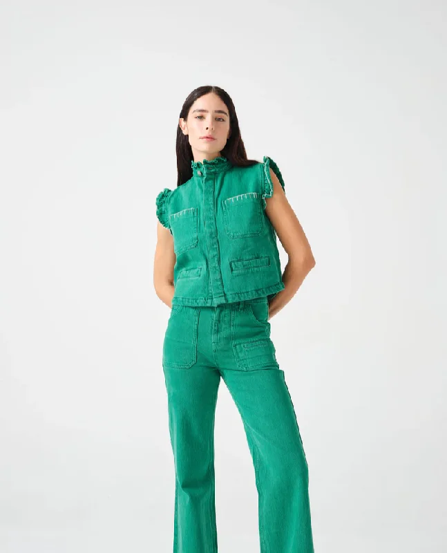 Seventy + Mochi Pablo Jade Green Waistcoat