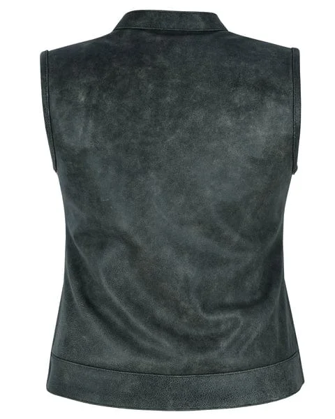 Women’s Premium Single Back Panel Concealment Vest - Gray