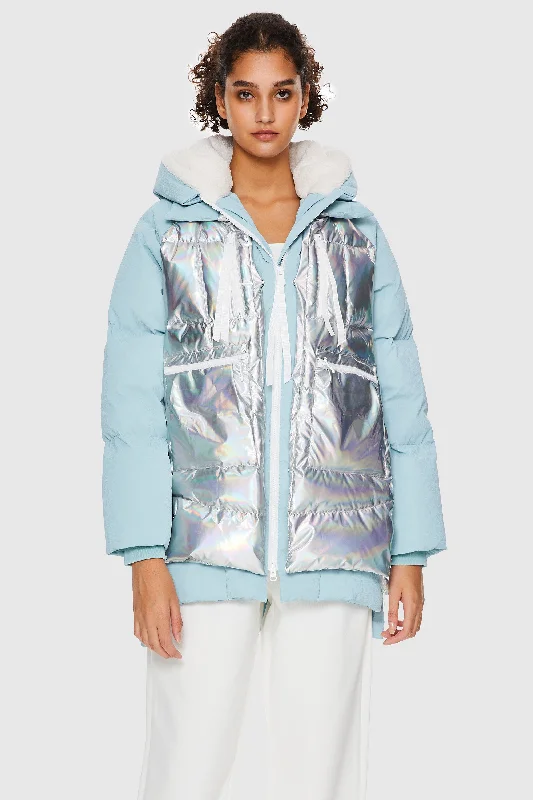 092 Colorlay Metallic Colorful Shiny Down Jacket