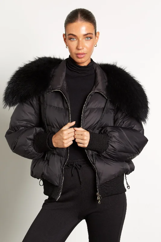 Mia Black Down Coat