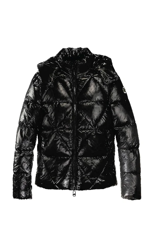 LEAMINGTON short black puffer jacket