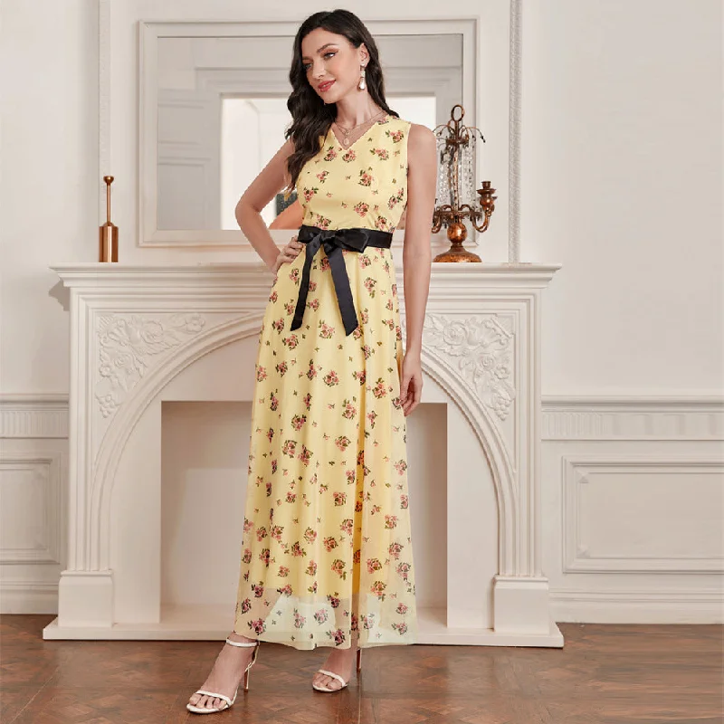 NiDELL ZG-21753 European and American Fashion Women's Wear . Summer New Elegant Dress in Stock