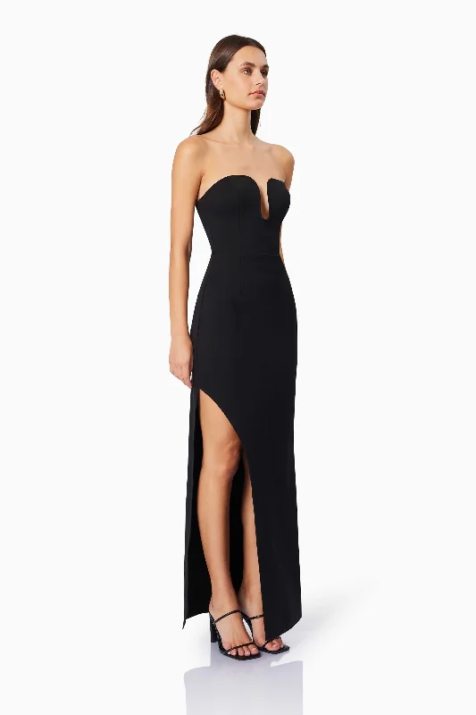 Eden Sleeveless Maxi Dress in Black