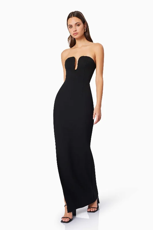 Eden Sleeveless Maxi Dress in Black