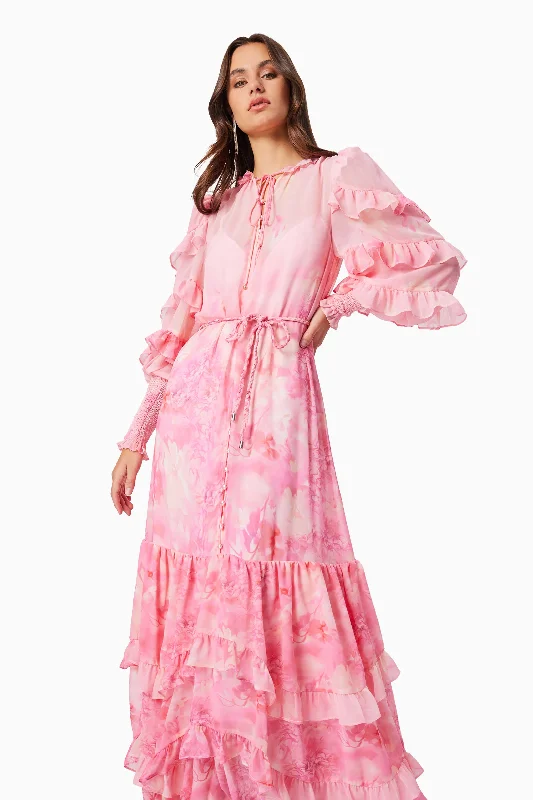 Ivy Maxi Dress in Pink