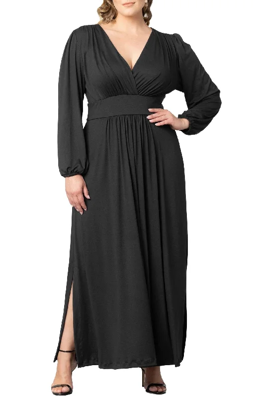 Kelsey Long Sleeve Maxi Dress - Plus