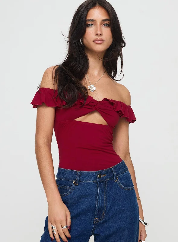 be-careful-off-the-shoulder-bodysuit-red