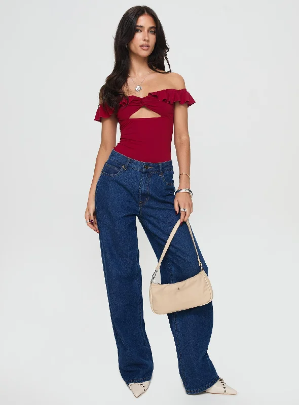 be-careful-off-the-shoulder-bodysuit-red