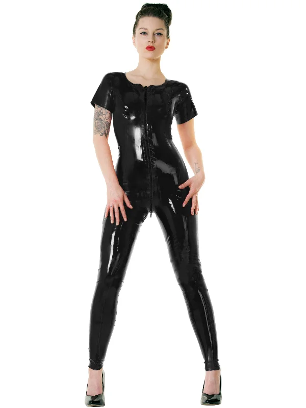 Black Latex Libero Catsuit