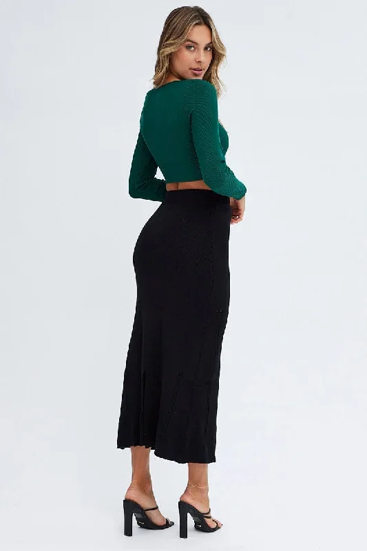 black-midi-skirt-high-waisted-a-line-ladder-knit-sl8061-40cb-1