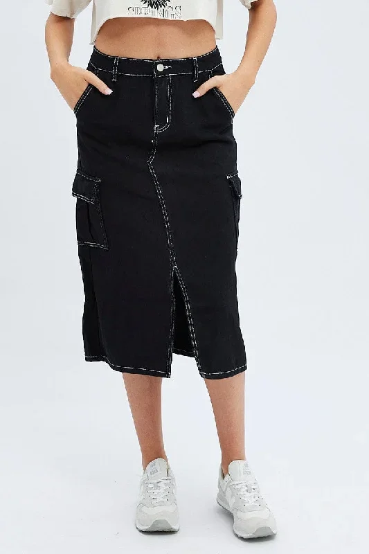 black-midi-skirt-mid-rise-a-line-cargo-contrast-stitch-sm0107-33cb-2