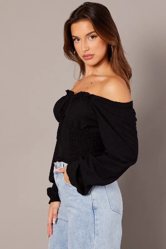 black-ruched-crop-top-long-sleeve-wc11916-59r-1