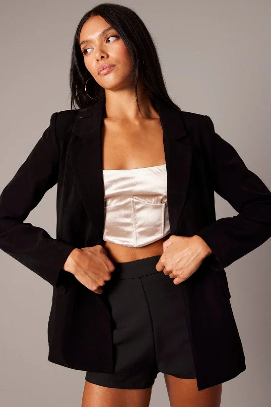 Black Smart Blazer