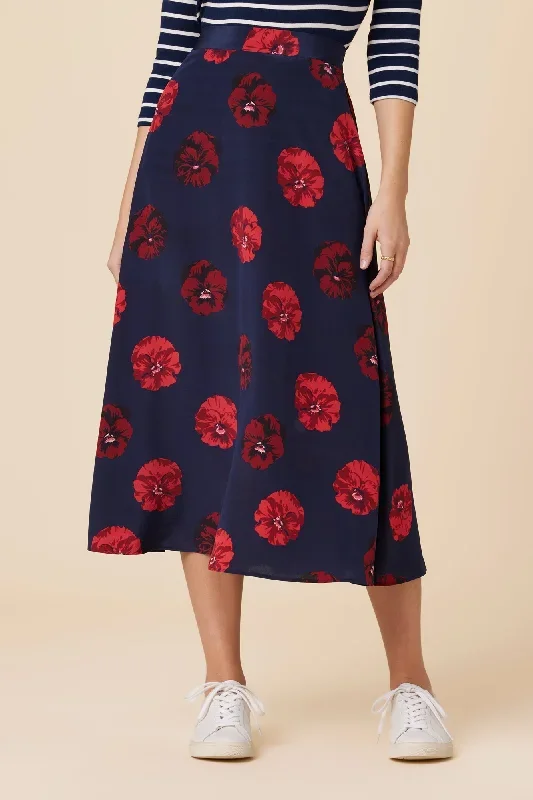 Blaze Washable Silk Skirt - Albany Floral