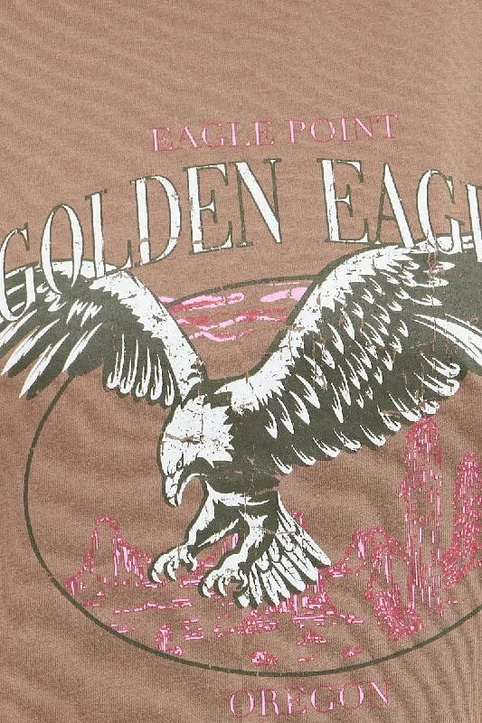 brown-t-shirt-short-sleeve-crew-neck-oversized-eagle-jc1323-84wb