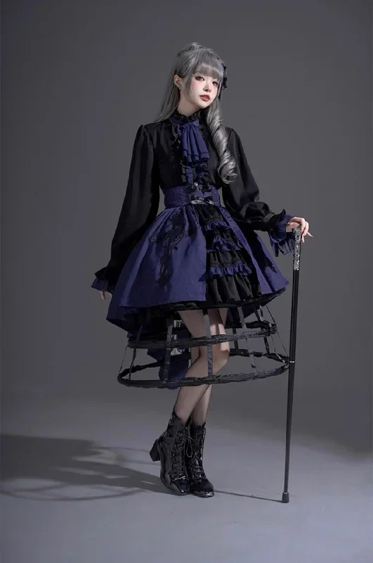 castletoo-evil-twins-dark-blue-lolita-ouji-set-shorts-skirt