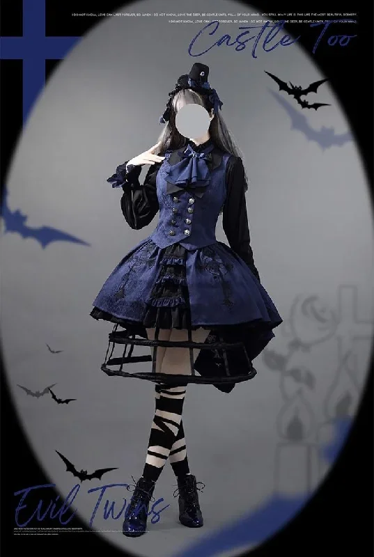 castletoo-evil-twins-dark-blue-lolita-ouji-set-shorts-skirt