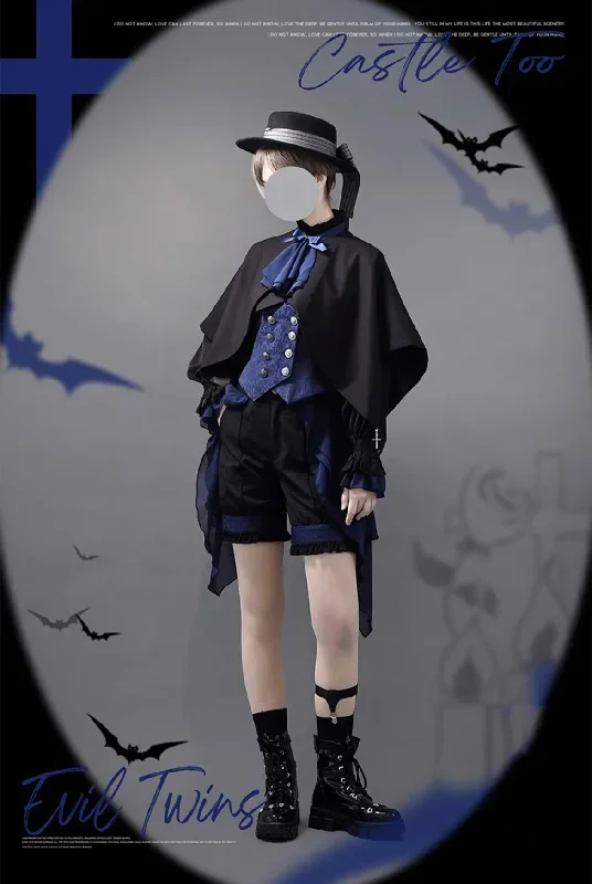 castletoo-evil-twins-dark-blue-lolita-ouji-set-shorts-skirt