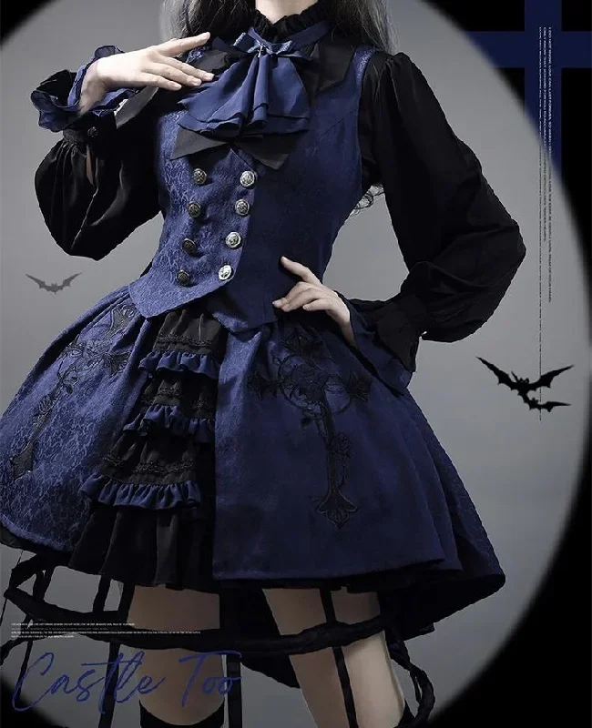 castletoo-evil-twins-dark-blue-lolita-ouji-set-shorts-skirt