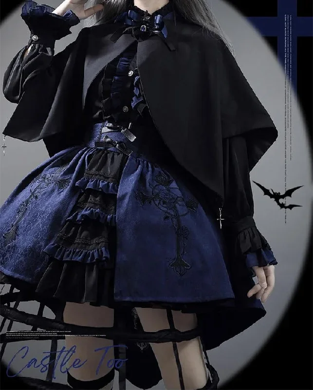 castletoo-evil-twins-dark-blue-lolita-ouji-set-shorts-skirt