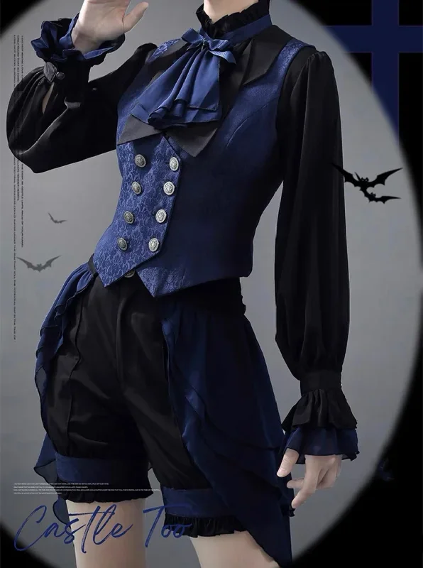 castletoo-evil-twins-dark-blue-lolita-ouji-set-shorts-skirt