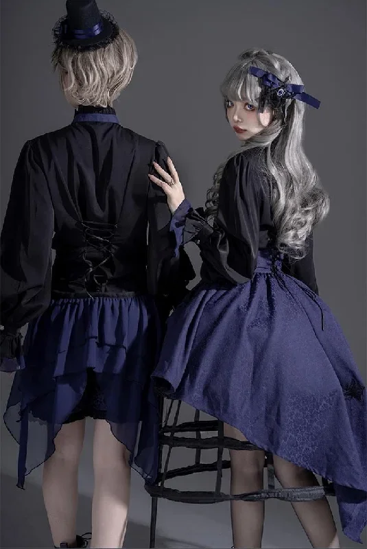 castletoo-evil-twins-dark-blue-lolita-ouji-set-shorts-skirt