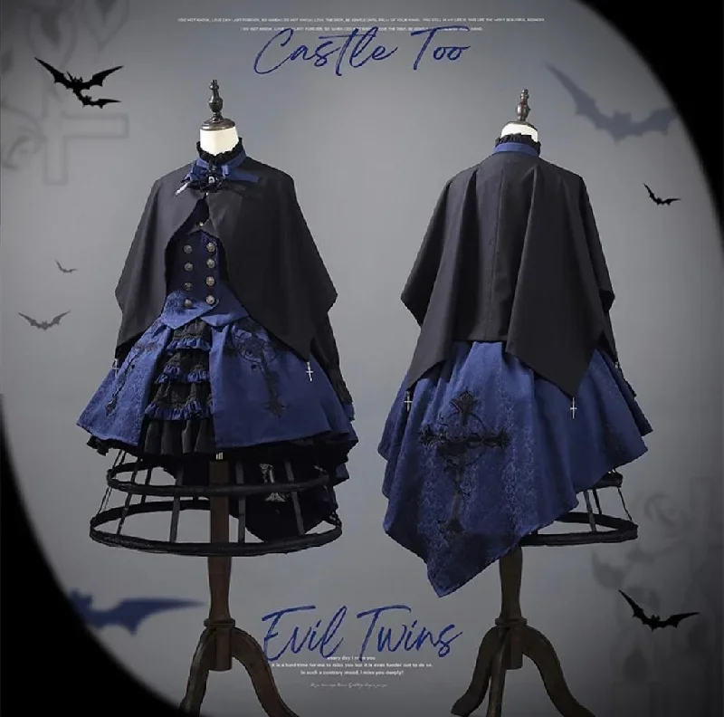 castletoo-evil-twins-dark-blue-lolita-ouji-set-shorts-skirt