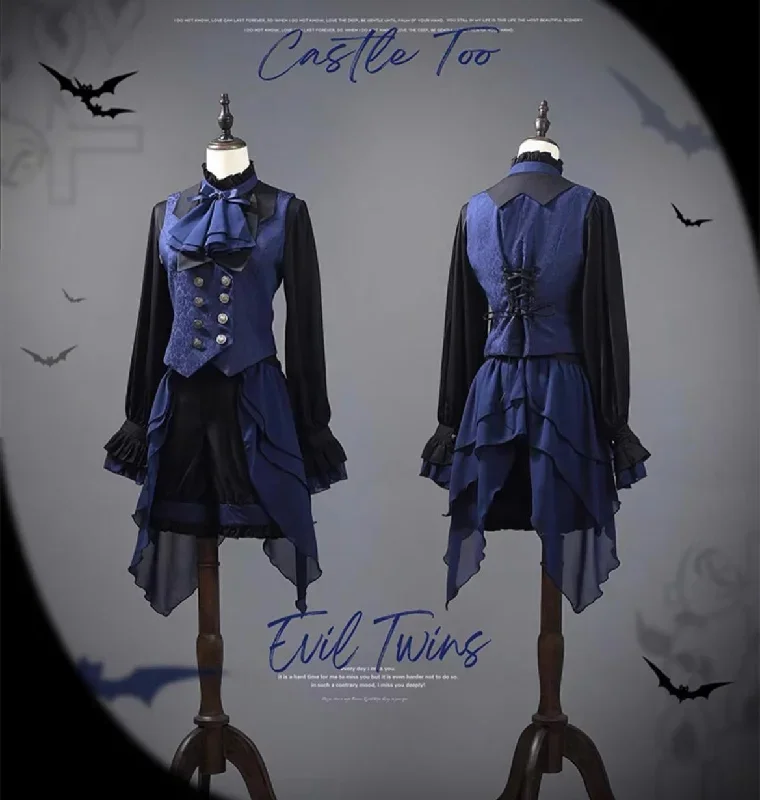 castletoo-evil-twins-dark-blue-lolita-ouji-set-shorts-skirt