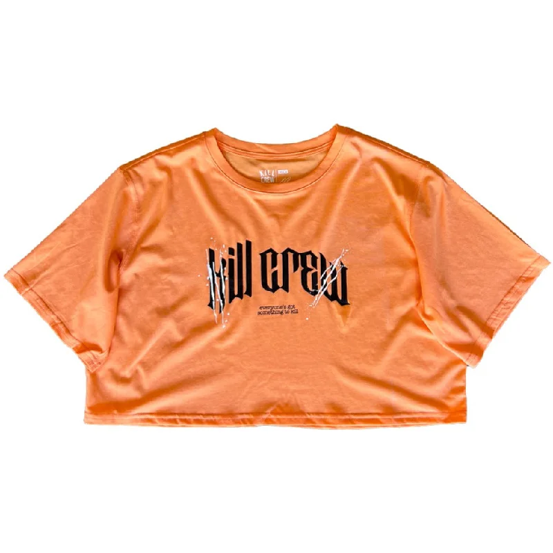 CLASSIC CROP TOP - ORANGE / BLACK